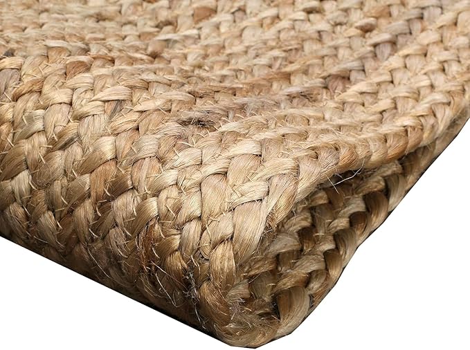 Pack of 1 Handwoven Rectangle Jute Braided Table Runner 13 x 36 Inch, 100% - Image 3