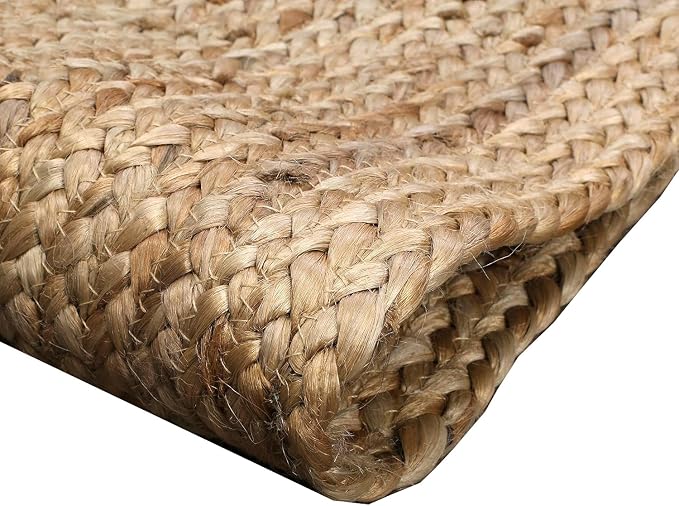 Pack of 1 Handwoven Rectangle Jute Braided Table Runner 13 x 72 Inch, 100% - Image 3