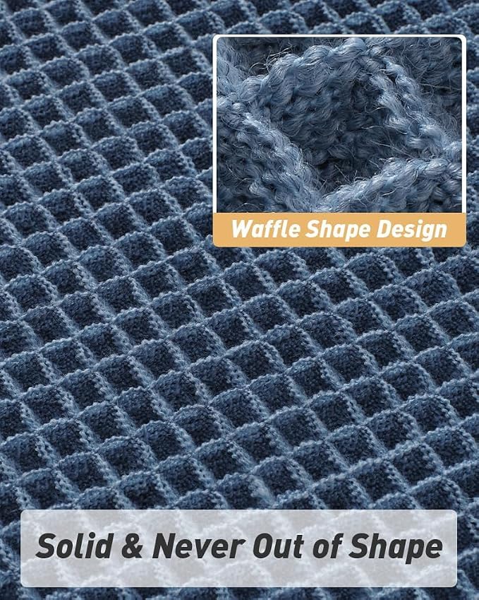 AMOAMI Upgraded Waffle Runner Rug Super Absorbent Non Slip Bath Mats - Image 4