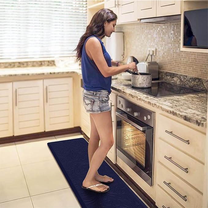 KMAT Kitchen Mat Cushioned Anti-Fatigue Floor Mat Waterproof Non-Slip Standing - Image 6