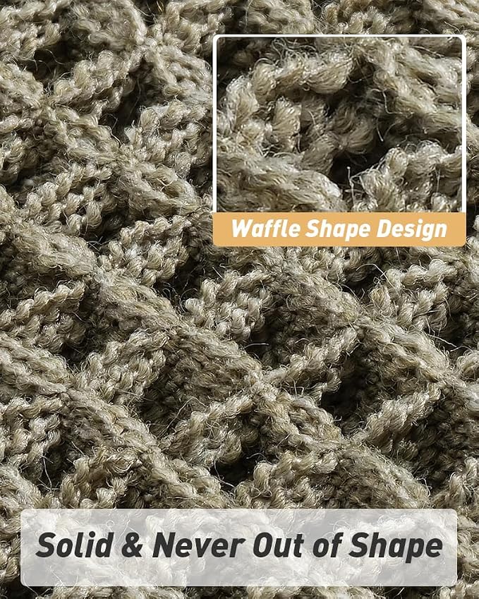 Upgraded Christmas Waffle Runner Rug Super Absorbent Non Slip Bath Mats - Image 4