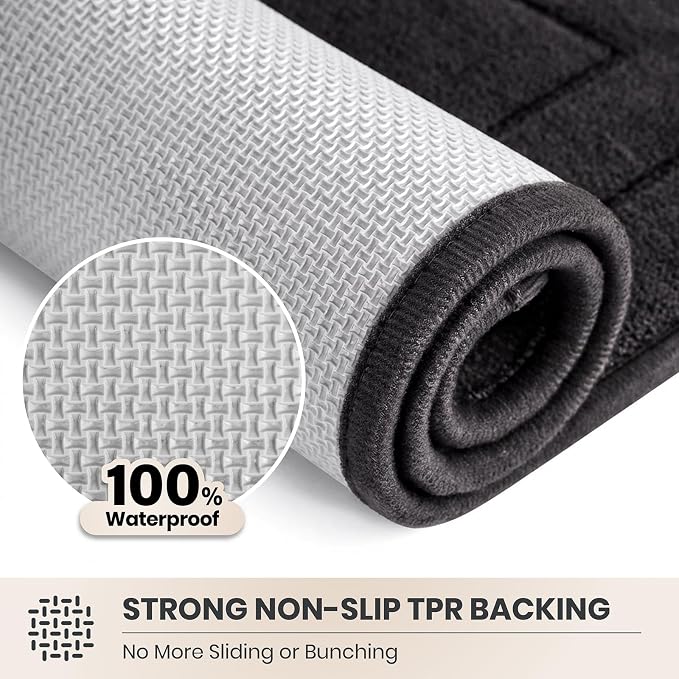PURRUGS Dirt Trapping Door Mat 20" x 31.5", Non-Slip/Skid Machine Washable - Image 5