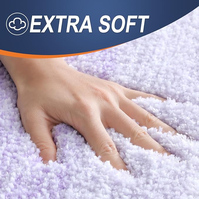 OLANLY Bathroom Runner Rugs Mat 47x24, Extra Soft Absorbent Microfiber Bath Rug - Image 3