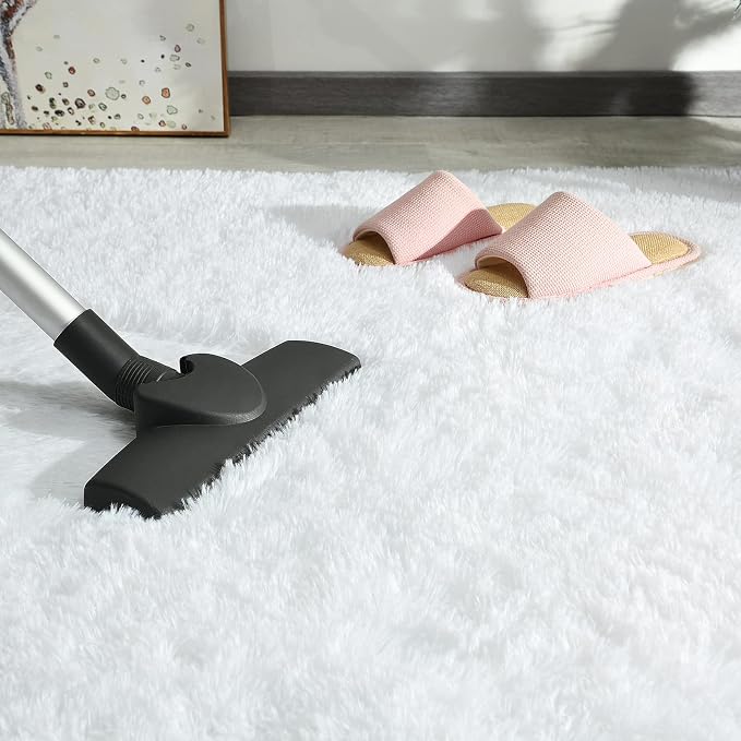 Andecor Soft Fluffy Bedroom Rugs, 4 x 6 Feet Indoor Shaggy Plush Area Rug - Image 5
