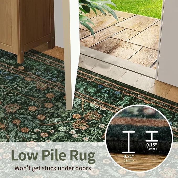 Rugxara 8x10 Area Rugs for Living Room Bedroom, Large Washable Rug, Non Slip & - Image 7