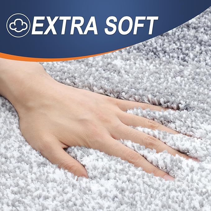 OLANLY Large Bathroom Rugs Mat 40x24, Extra Soft Absorbent Microfiber Bath Rugs - Image 3