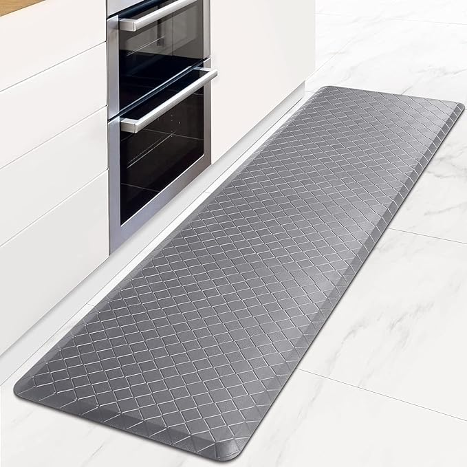 HappyTrends Kitchen Mat Cushioned Anti-Fatigue Floor Mat, Thick Waterproof by HappyTrends