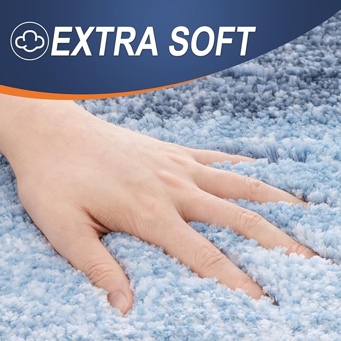 OLANLY Bathroom Runner Rugs Mat 59x17, Extra Soft Absorbent Microfiber Bath Rugs - Image 2