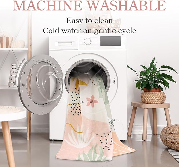 Lahome Pink Washable Runner Rug - Image 5