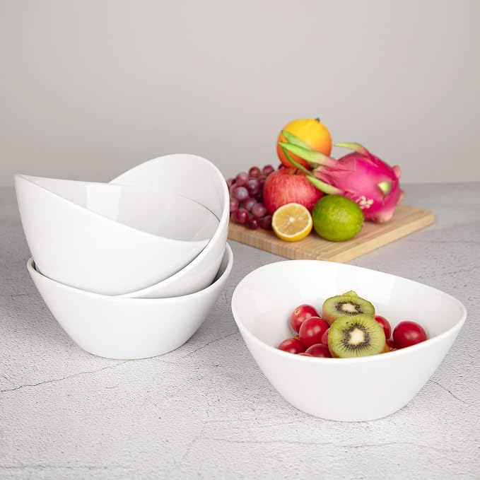 GarveeHome 8 in Ceramic Deep Soup Bowls & Salad Bowls - 42 oz Large Bowls Set - Image 2
