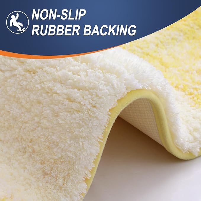 OLANLY Bathroom Runner Rugs Mat 47x24, Extra Soft Absorbent Microfiber Bath Rugs - Image 4