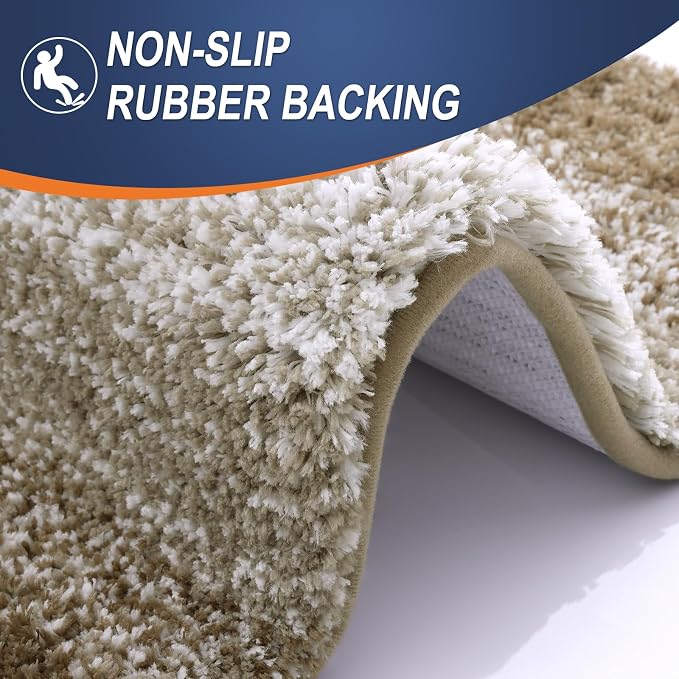 OLANLY Large Bathroom Rugs Mat 40x24, Extra Soft Absorbent Microfiber Bath Rugs - Image 4
