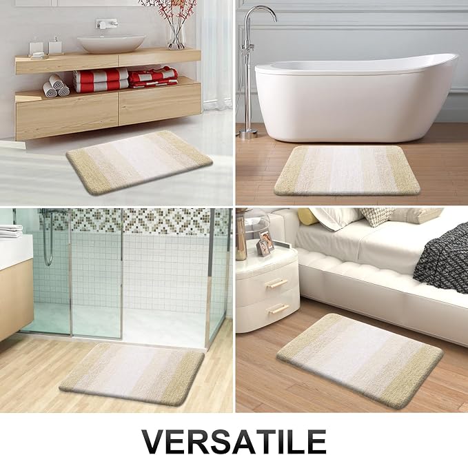 OLANLY Large Bathroom Rugs Mat 45x27, Extra Soft Absorbent Microfiber Bath Rugs - Image 7