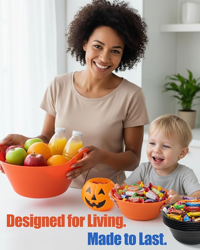 Mintra Home Plastic Bowls with Handles - Image 6