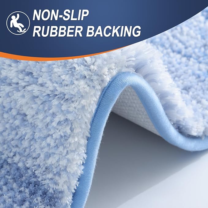 OLANLY Bathroom Runner Rugs Mat 70x24, Extra Soft Absorbent Microfiber Bath Rugs - Image 5