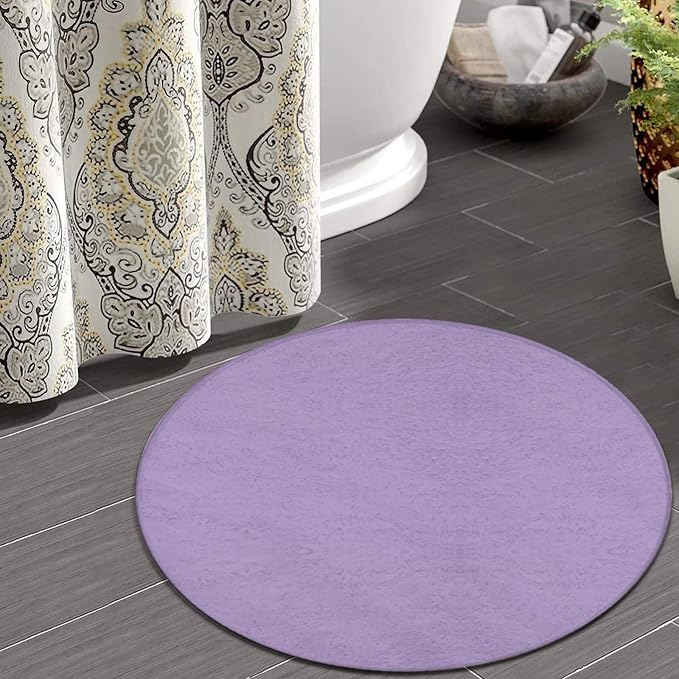 Room Sofa Yoga Soft Round Carpet, Home Decor Non Slip Kitchen Office Circle Rug - Image 4