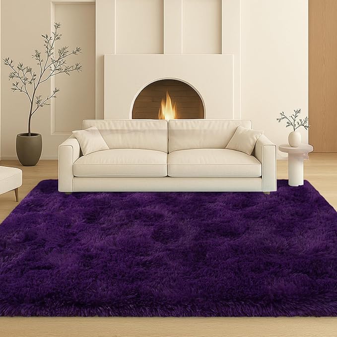 Large 9x12 Area Rug for Living Room, Soft Shag Rugs for Bedroom, Non-Slip Ultra - Image 8
