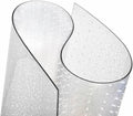 Clear Carpet Runner, USA Made, 42 Inch Round, 2mm Thick Cleated Vinyl, Plastic by ExactMade