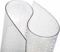 Clear Carpet Runner, USA Made, 24 x 96 Inch, 2mm Thick Cleated Vinyl, Rug by ExactMade