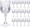 Ciaell 24 Pack Plastic Wine Glasses by Ciaell