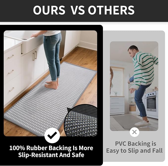 YDKGL Long Kitchen Runner Rugs Kitchen Mat Non Slip Washable, Super Absorbent - Image 5