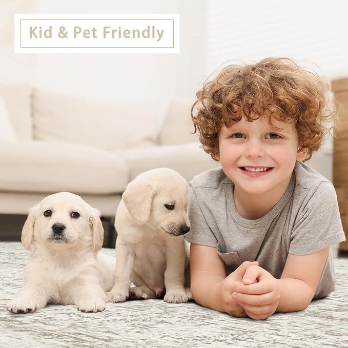 Srugn Washable Rugs 9x12 Area Rugs - Image 6