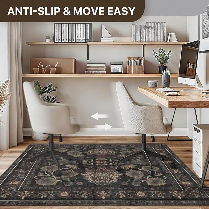 36"x60" Office Chair Mat for Hardwood Tile Floor, Under Desk Carpet Protector - Image 4