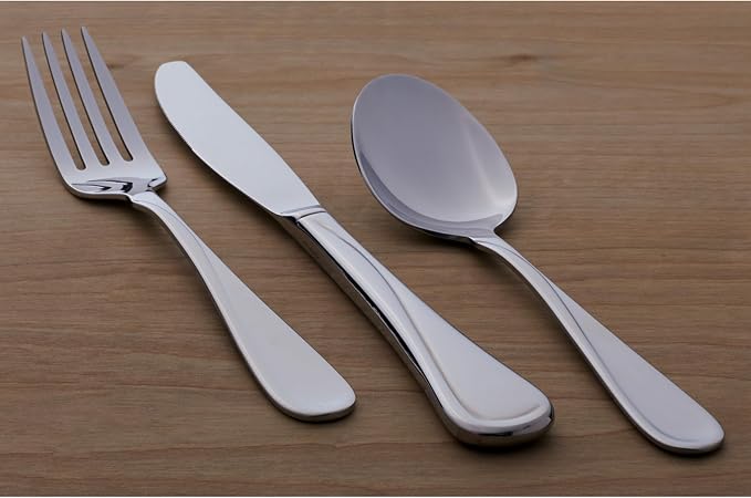 Oneida Flight 20-Piece 18/0 Stainless Steel Silverware Set - Image 9