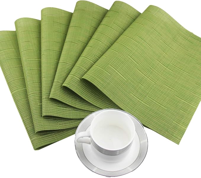 PIGCHCY Plastic Placemats, Durable Heat Resistant Placemats - Image 3