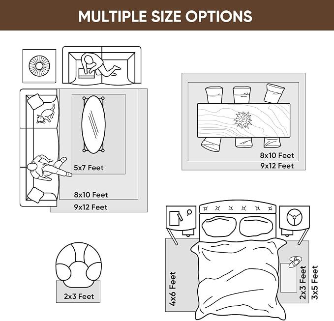 BALEINE Felt Non Slip Rug Pads, Extra Large 1/4" Thick Felt and Rubber Backing - Image 3