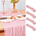 Pink Cheesecloth Table Runner Cheese Cloth Wedding Birthday Party Decor | 10Ft by Joanlody