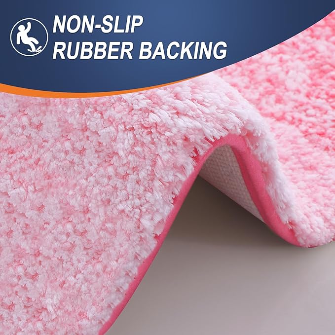 OLANLY Bathroom Runner Rugs Mat 47x17, Extra Soft Absorbent Microfiber Bath Rugs - Image 4