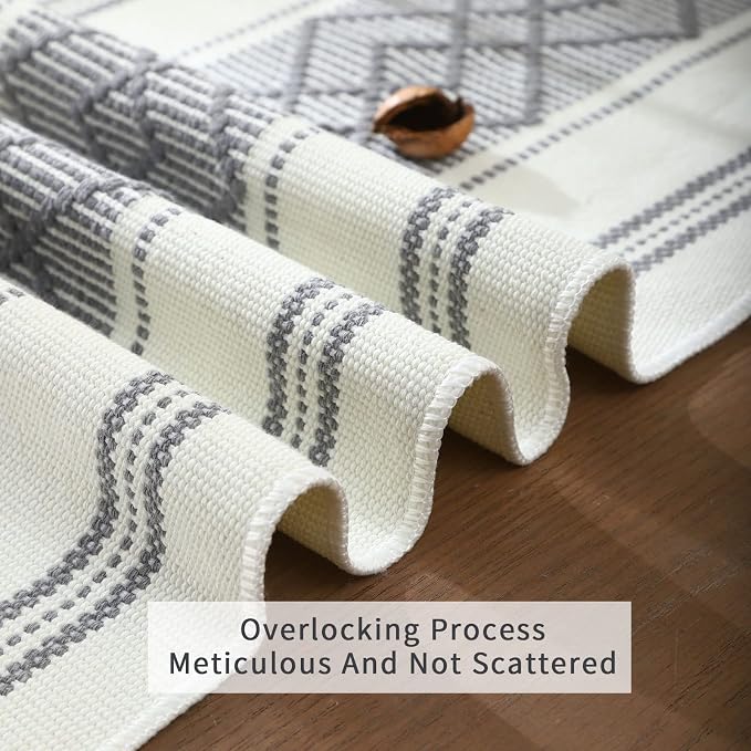 Woven Table Runners Farmhouse Style, Boho Table Runners 90 inches Long - Image 5