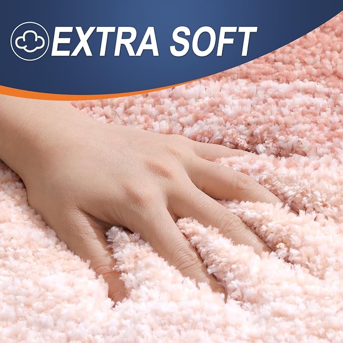 OLANLY Bathroom Runner Rugs Mat 44x24, Extra Soft Absorbent Microfiber Bath Rugs - Image 3