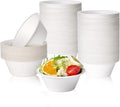 300 Pack 8 oz Compostable Paper Bowls Disposable, Suitable by ECOLipak