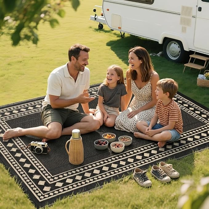RURALITY Outdoor Rugs 6x9 Waterproof - Image 7