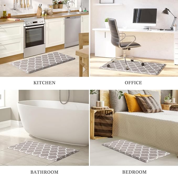 WISELIFE Kitchen Runner Rugs Anti-Fatigue mats, 17.3"x 39", Non Slip Waterproof - Image 7