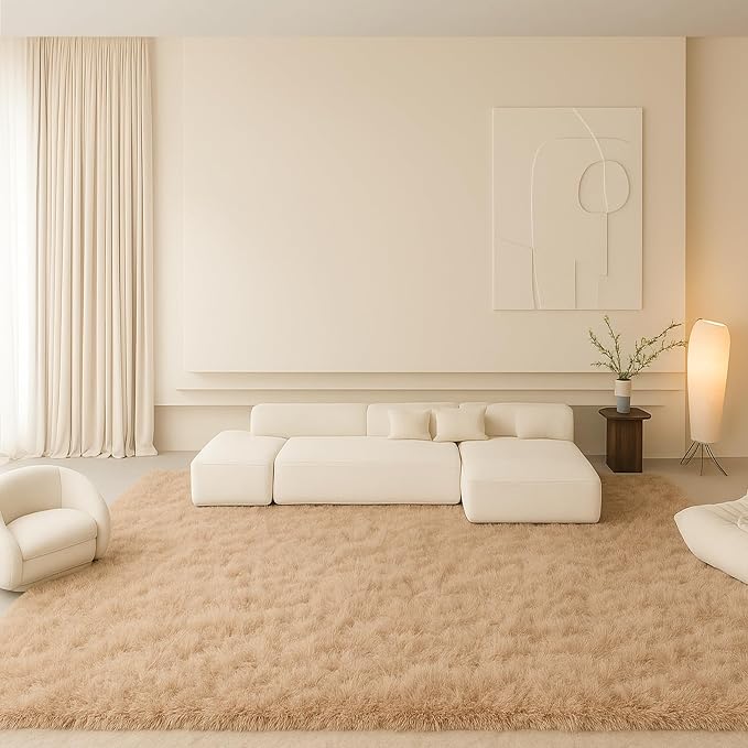Large 9x12 Area Rug for Living Room, Soft Shag Rugs for Bedroom, Non-Slip Ultra - Image 8