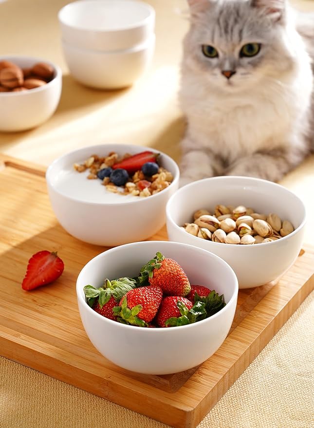Sweese 20 Oz Porcelain Bowls Set of 6 - Image 3