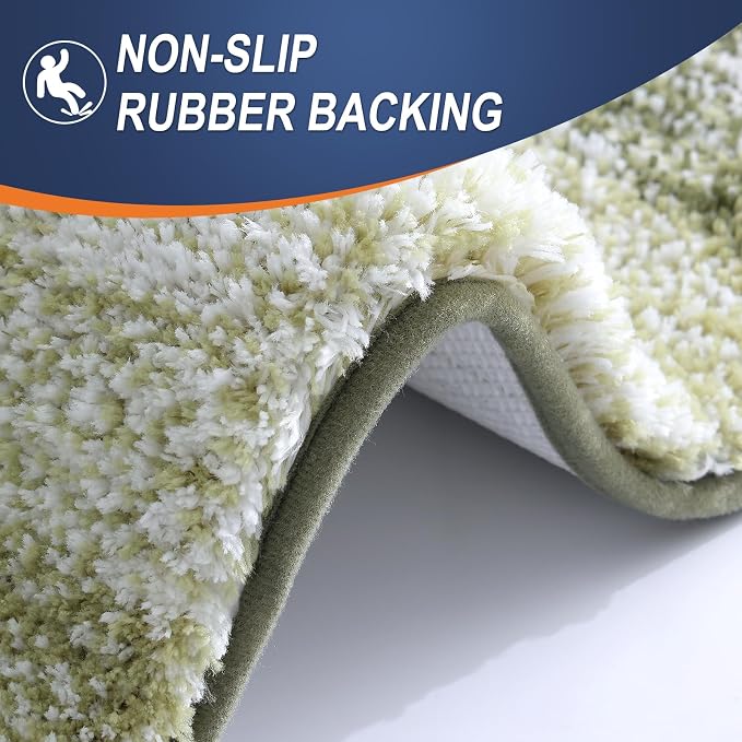OLANLY Large Bathroom Rugs Mat 50x30, Extra Soft Absorbent Microfiber Bath Rugs - Image 5