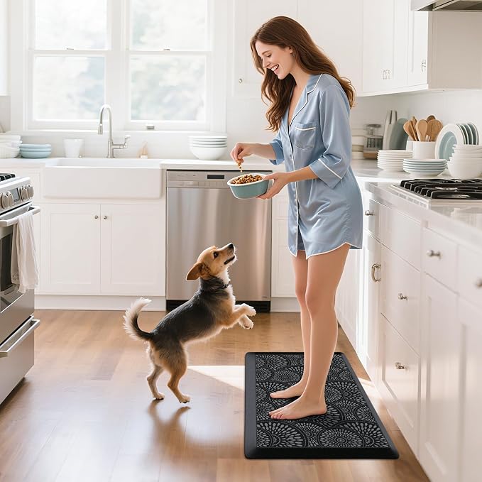 Mattitude 4/5 Inch Kitchen Mat, 17.3x28in Heavy Duty Ergonomic Comfort Foam - Image 7