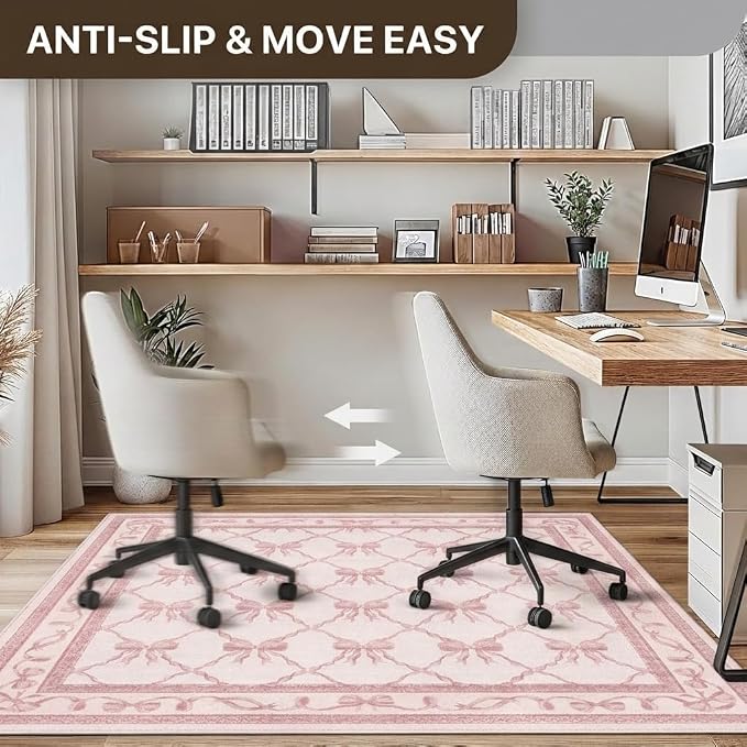 48"x60" Office Chair Mat for Hardwood Tile Floor, Under Desk Carpet Protector - Image 4