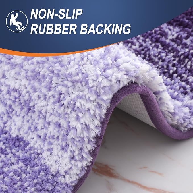 OLANLY Large Bathroom Rugs Mat 40x24, Extra Soft Absorbent Microfiber Bath Rugs - Image 5