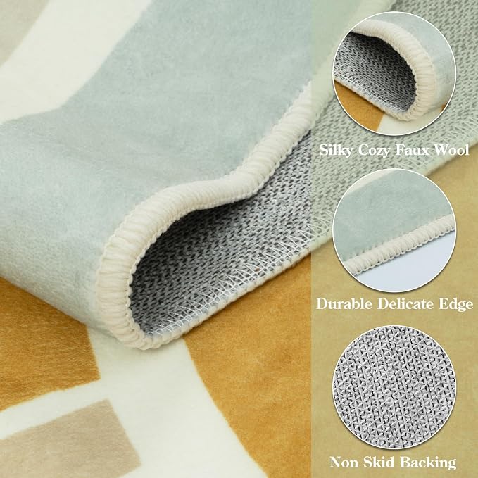 STARUIA Sun 8x10 Washable Area Rugs - Image 6