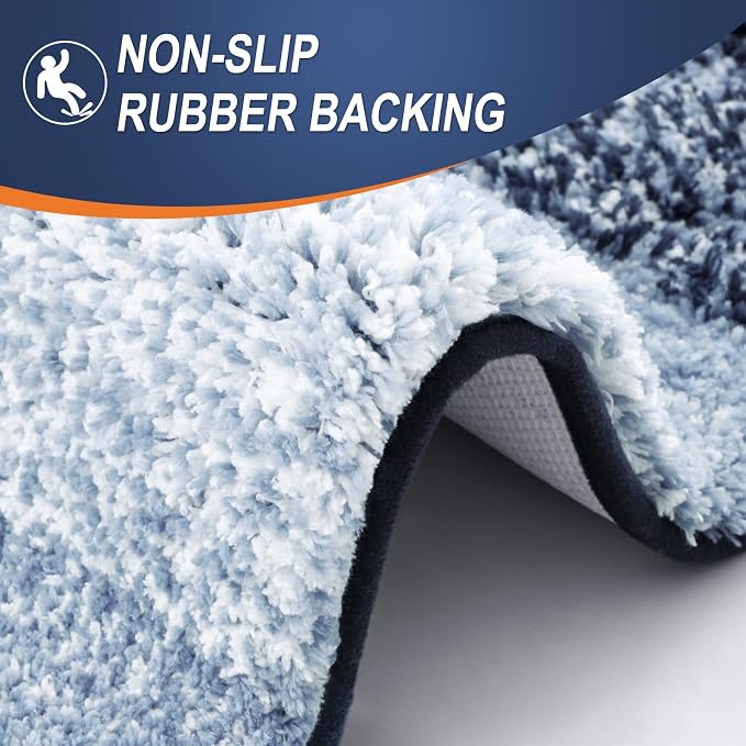 OLANLY Bathroom Runner Rugs Mat 59x24, Extra Soft Absorbent Microfiber Bath Rugs - Image 4