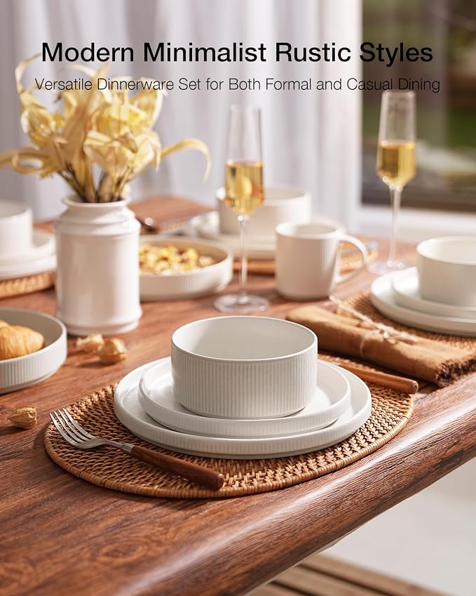 Famiware Star Plates and Bowls Sets, Chip & Scratch Resistant. Microwave & - Image 2