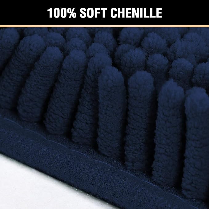H.VERSAILTEX Navy Blue Bath Mats - Image 3