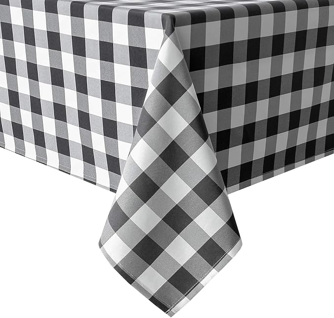 60 x 140 Inch Checkered Tablecloth Rectangle by Hiasan