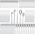 Hunnycook 60-Piece Silverware Set by Dedicatedtoenhancingyourdiningexperience