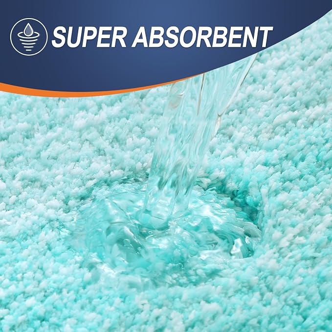 OLANLY Bathroom Runner Rugs Mat 44x24, Extra Soft Absorbent Microfiber Bath Rugs - Image 4